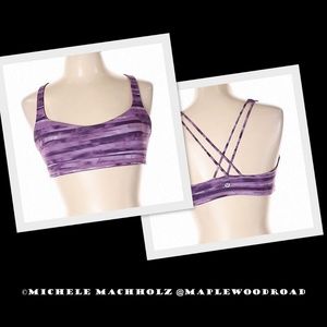 Lululemon Free To Be Bra Shadowed Mullberry 12
